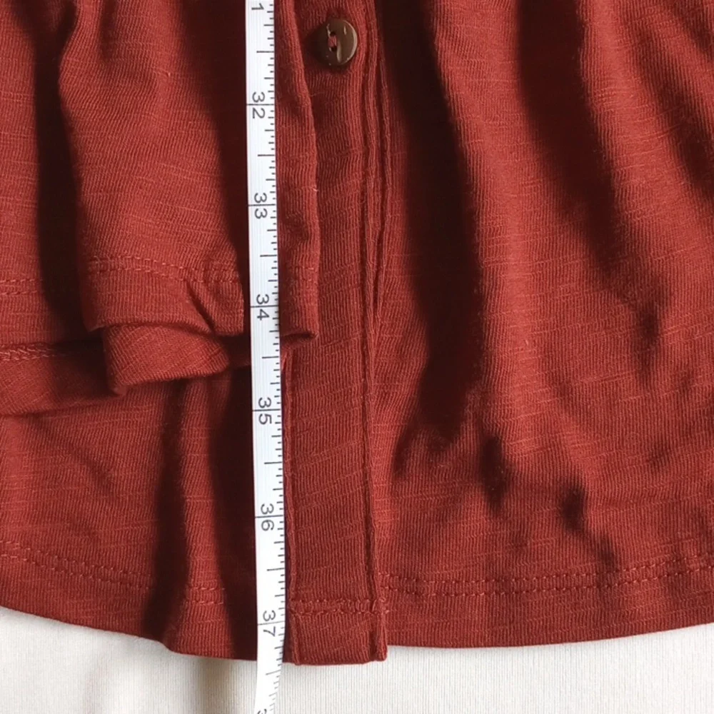 Rust Button-Down Dress - Picture 5 of 5